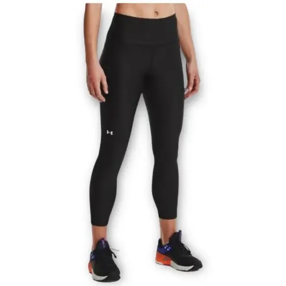NWT Under Armour HeatGear Armour Ankle Leggings | Medium | Black - Picture 3 of 4